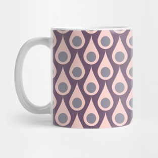 Retro Pink Purple Funky Style Modern Pattern Mug